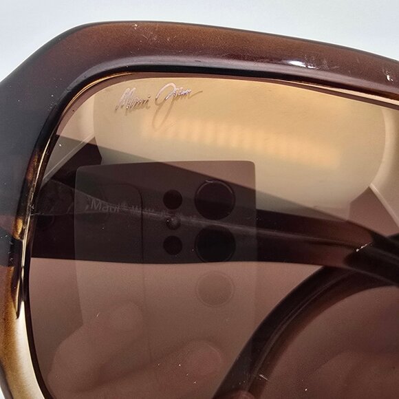 Maui Jim MJ111-01 Palms Chocolate Fade Frame Polarized HCL Bronze Len Sunglasses - Picture 15 of 15
